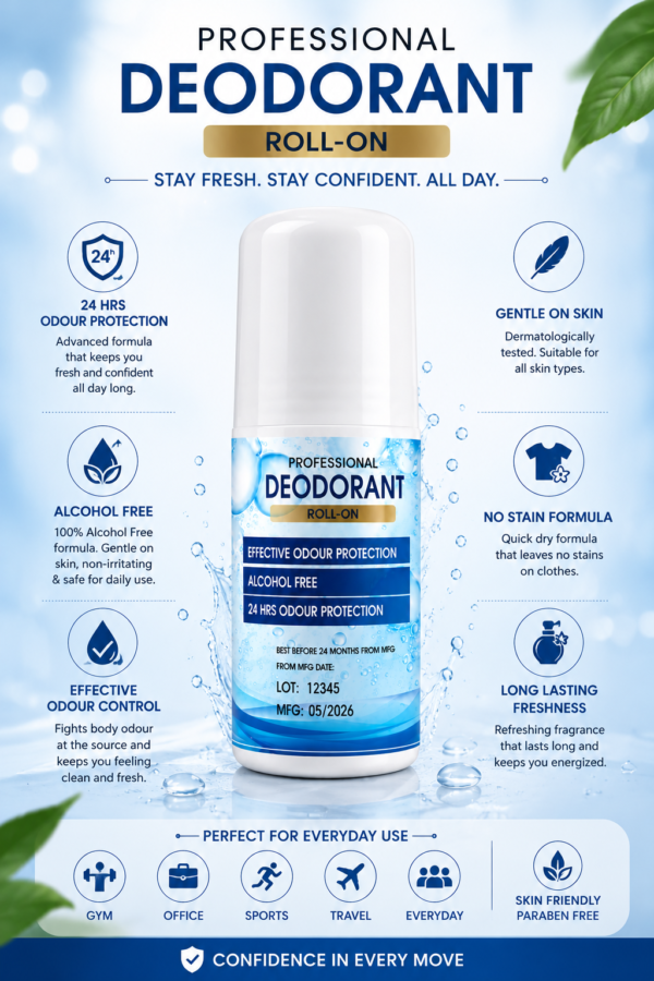 Professional Deodorant Roll-On